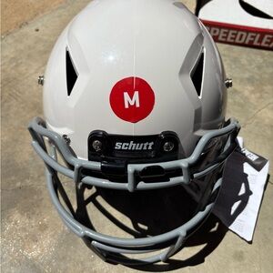 Schutt White Football Helmet